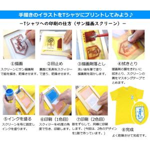 シルクスクリーン インク スクリーン水性 ラバ...の詳細画像3