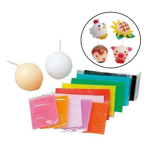 お湯だけで作れる たのしい手作りキャンドルセット ロウソク クリスマス ハロウィン 工作キット 手作...