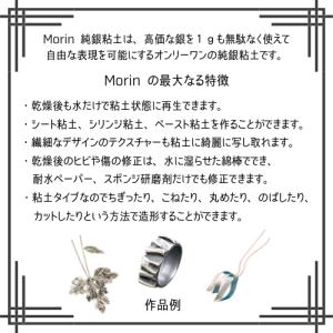 モリン 純銀粘土 50g Morin シルバー...の詳細画像2