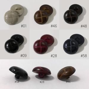 25mm:イミテーションレザーボタン(レザー調...の詳細画像1