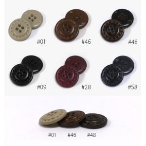 23mm:イミテーションレザーボタン(レザー調...の詳細画像1