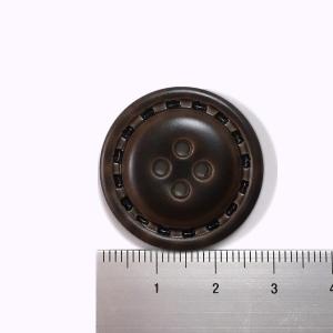 28mm:イミテーションレザーボタン(レザー調...の詳細画像2