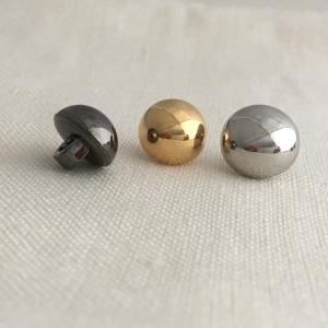 15mm:半丸でころんとした裏足メタルボタン:...の詳細画像5