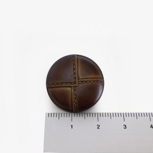23mm:イミテーションレザーボタン(レザー調...の詳細画像2