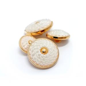 18mm(1個):パール調の飾りボタン7704...の詳細画像2