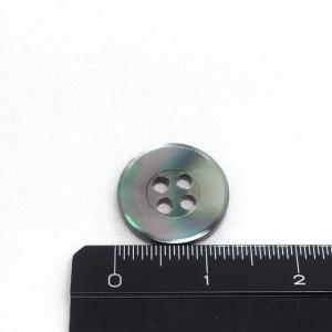 手芸 貝ボタン:13mm(1個) 黒蝶貝/18...の詳細画像2