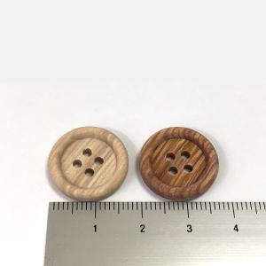 18mm(1個):ナチュラル・天然素材の木ボタ...の詳細画像4