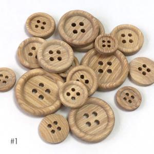 20mm(1個):ナチュラル・天然素材の木ボタ...の詳細画像2