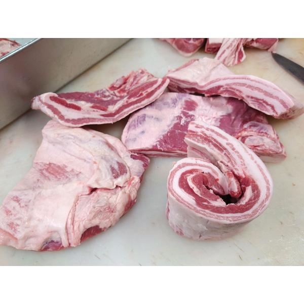 緊急値上　業務用　北海道産豚バラ・ばら　約1000g　ブロック