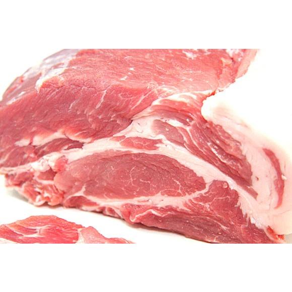 【量り売り】業務用北海道産豚　肩ロース1本ブロック（1600円/kg）　※送料にご注意ください※