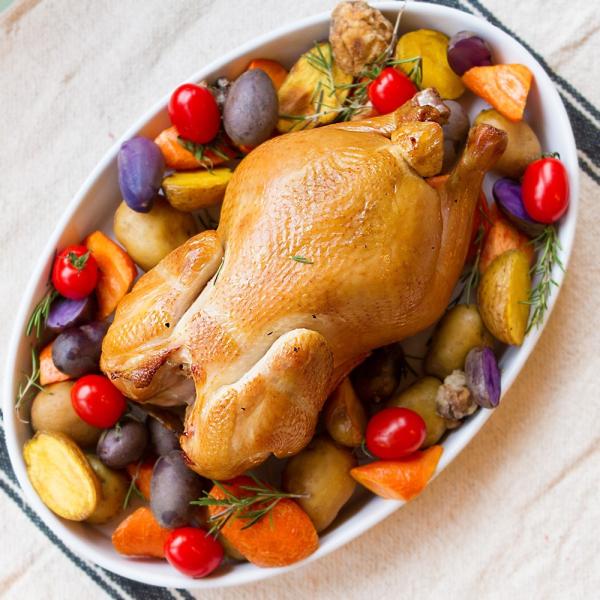 燻鶏一羽 1800g スモークチキン クリスマスチキン 骨付き鶏 筑波ハム 国産鶏 茨城県 特産品