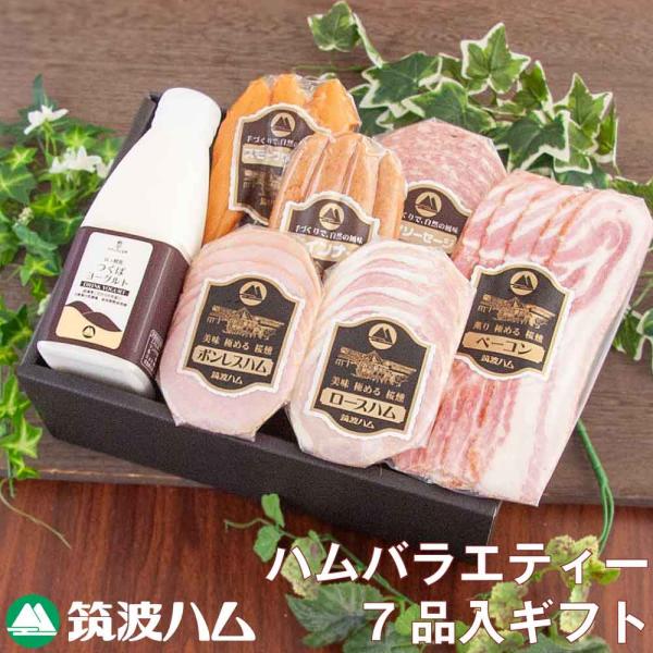 内祝い お礼 お祝い 筑波ハム ギフトセット22-07 ハム ソーセージ ヨーグルト 土日出荷可能 ...