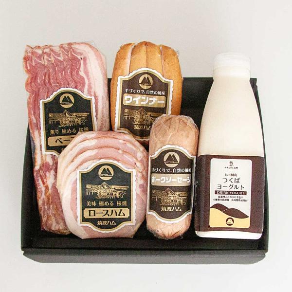 内祝い お礼 お祝い 筑波ハム ギフトセット22-10s 送料無料 ハム ソーセージ ヨーグルト 土...