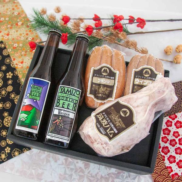 お歳暮 アイスバイン ＆ 大子ビール ギフト セット じゅうじつ 筑波ハム 大子ブルワリー 地ビール...