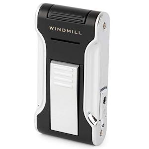 WINDMILL (ウインドミル) ライター カタナ2 フラットフレーム 耐風仕様 ブラック×クローム W11-0002の商品画像