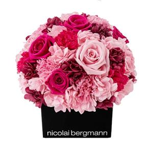 ニコライバーグマン Nicolai Bergmann クラシック ピンク 【プリザーブドフラワー】 中サイズ 枯れない花 キューブ?の商品画像