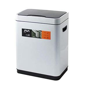 JAVA Vegas センサービン ステンレス ゴミ箱 モーションセンサー搭載 インナーボックス付き 20L (30リットルゴミ袋対応) ホワイト (選べる4色)の商品画像
