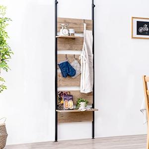 【新着商品】アイリスプラザ 突っ張り 壁面 棚 ウォールラック 棚可動 4色展開 玄関収納に】 アイリスオーヤマ 突っ張り 壁面 棚 ウォールラック 棚
