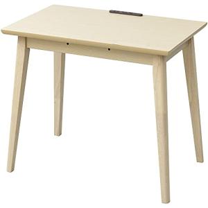 山善] デスク こたつ USB コンセントタップ付き 幅80×奥行50 パソコン