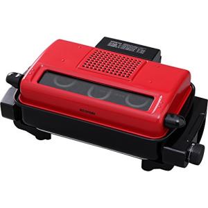 マルチロースター アイリスオーヤマ EMT-1101-R レッド 魚焼きグリル