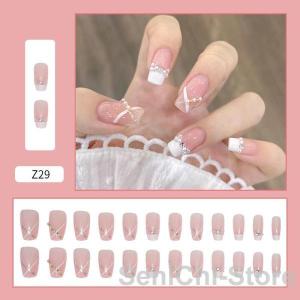 ネイルチップ ショート シール ハート かわい...の詳細画像3