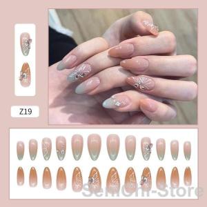 ネイルチップ ショート シール ハート かわい...の詳細画像5