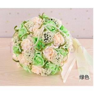 ウエディングブーケ ブートニア 花束 花飾り ...の詳細画像3