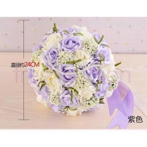 ウエディングブーケ ブートニア 花束 花飾り ...の詳細画像4