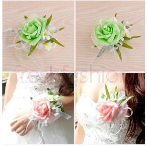 ウエディングブーケ ブートニア 花束 花飾り ...の詳細画像5