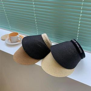 サンバイザー レディース 麦わら帽子 つば広 ...の詳細画像5