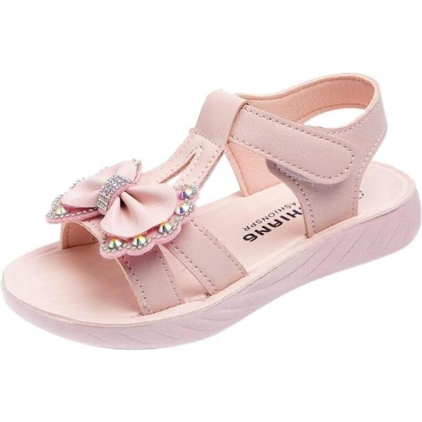 履きやすい キッズサンダル 女の子 ビーチサンダル 子供 サンダル ストラップサンダル お姫様 ドレ...