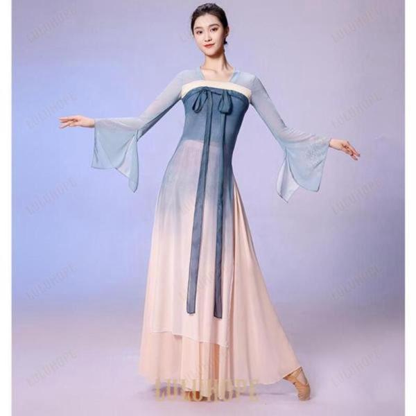 【特価】中華ダンス衣装 レディース チャイナ民族ダンス衣装 古典舞踊 中国踊り 漢唐古典風演目衣裳 ...