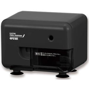 EPS121BK アスカ アスミックス ムダ削り防止機能付き 電動シャープナー 鉛筆削り ブラック ...