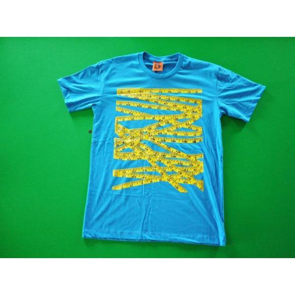 タイ ブランド【5　ファイヴ】SCALE　　Tシャツ Lサイズ色青系