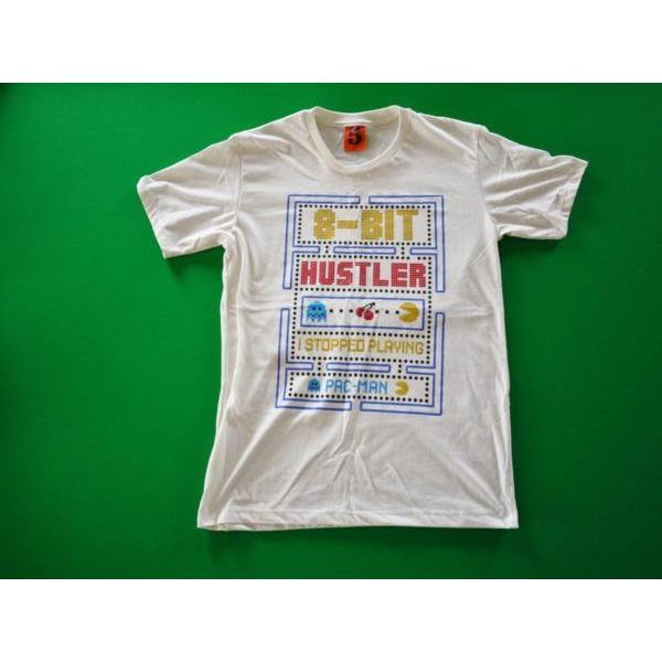 タイ ブランド【5　ファイヴ】8 BIT　Tシャツ Lサイズ色ベージュ系