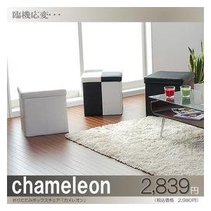 折りたたみボックス収納スツール「Chameleon」  送料無料｜2e-unit