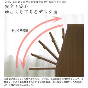 ライティングデスク 学習机 折りたたみ コンパ...の詳細画像4