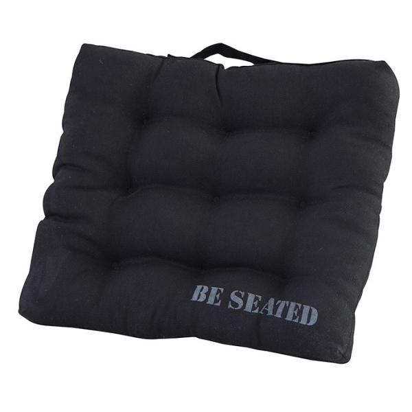 シートクッション コットン 幅35×奥行35×高さ8cm 北欧 おしゃれ 持ち運び カジュアル