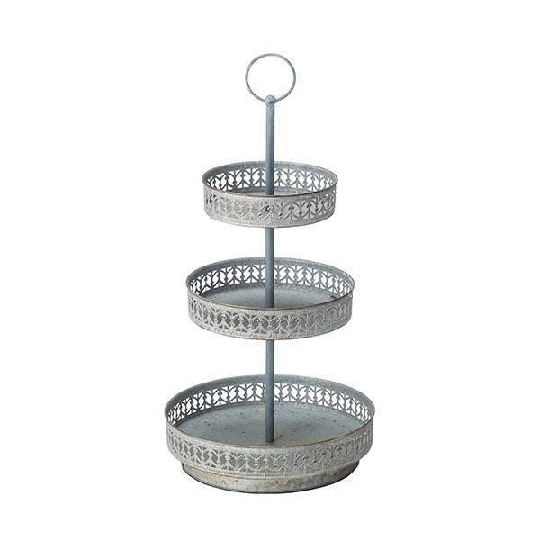 サークルスタンド3段 スチール 幅32×奥行32×高さ57cm インテリア 家具 新生活 一人暮らし