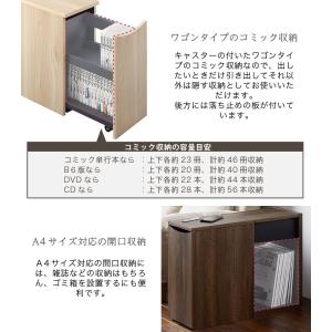 ソファ周りのマルチ収納ラック コミック・文庫本...の詳細画像5