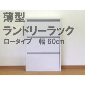 ランドリー 収納 薄型幅60cmのフラップ扉式ランドリーラック サニタリーラック 60  収納  送料無料｜2e-unit