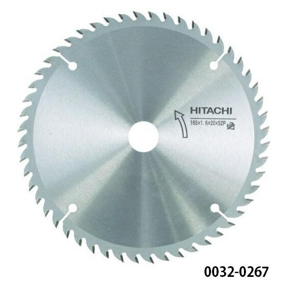 日立 チップソー 丸のこ用 165mm 52P 0032-0267 穴径20mm 一般木材用 標準タ...