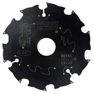 在庫 ネコポス可 HiKOKI スーパーチップソー ブラック 黒鯱 0037-5608 硬質窯業系サイディング用 全ダイヤ 外径100mm 刃数10P 日立 ハイコーキ