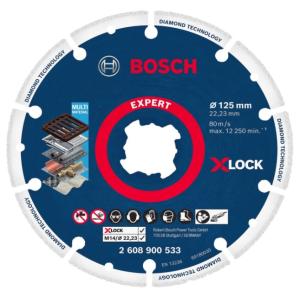 (ボッシュ) X-LOCK ダイヤモンドメタルホイール 1枚入 2 608 900 533 外径125mm 刃厚1.4mm 2608900533 BOSCH