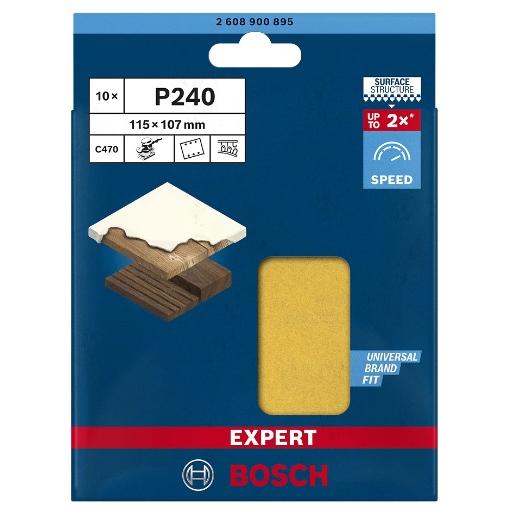 (ボッシュ) EXPERT サンディングペーパー 10枚入 2608900895 粒度#240 サイ...