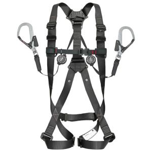 新規格 トーヨー フルハーネス型 小型巻取式ダブルランヤード No.FGH
