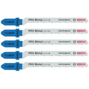ボッシュ T-118EOF/5 PRO ジグソーブレード 5本入 2608634237 金工用 BOSCH ネコポス可 New 在庫