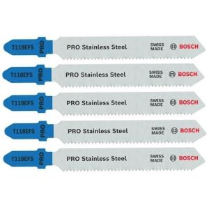 ボッシュ T-118EFS PRO ジグソーブレード 5本入 2608636497 金工用 T118EFS BOSCH ネコポス可 New 在庫