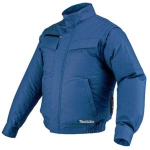 マキタ makita FJ500DZL 充電式ファンジャケットセット（バッテリーホルダー付き）Lサイズ【リライズ野田愛宕店】【管理番号：2400010109225】【中古】 マキタ) 充電式ファンジャケット FJ312DZ サイズ S 青 服地のみ 綿 袖