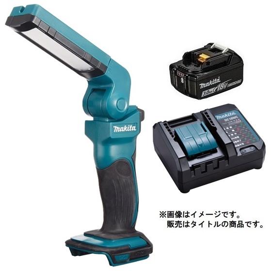 マキタ 充電式LEDワークライト ML801+バッテリBL1830B+充電器DC18WC付  LED...